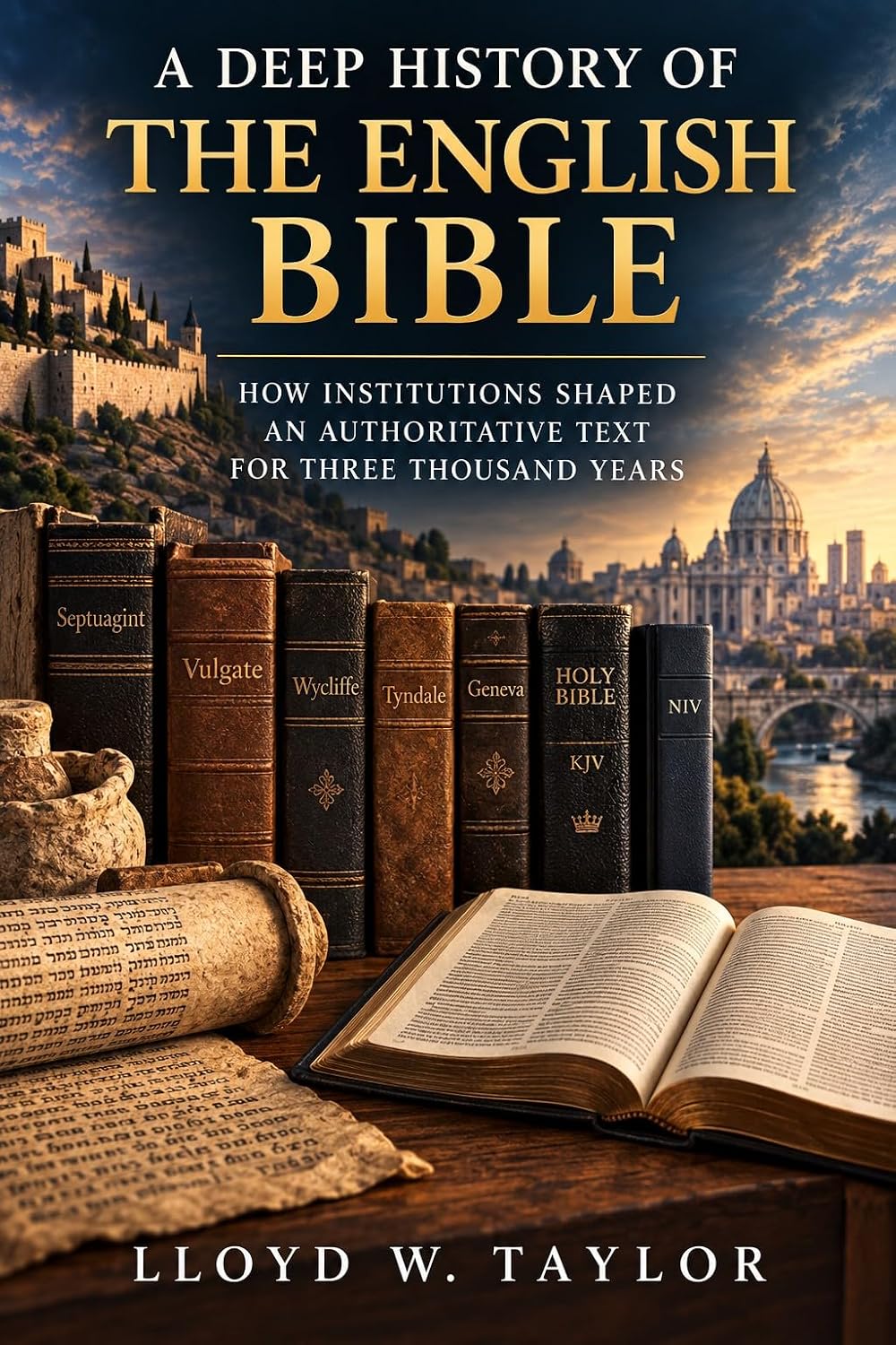 Cover of A Deep History of the English Bible by Lloyd W. Taylor